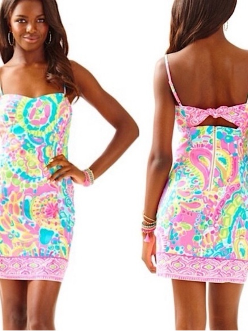 Lilly Pulitzer Shelli Dress Multi Come Out of Your Shell NWT HTF - Picture 4 of 6